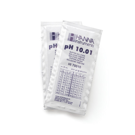 Hanna Calibration fluid pH 10,01, 25 bags of 20 ml HI70010P